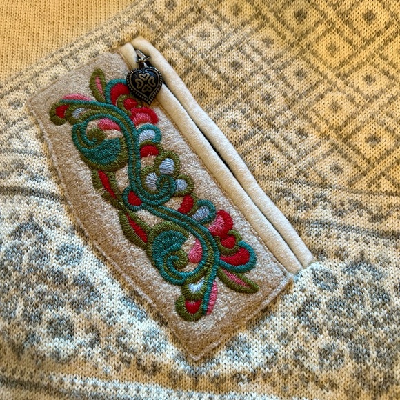 Dale Of Norway Women's Cardigan with Removable Fox Trimmed Hood - Picture 6 of 10